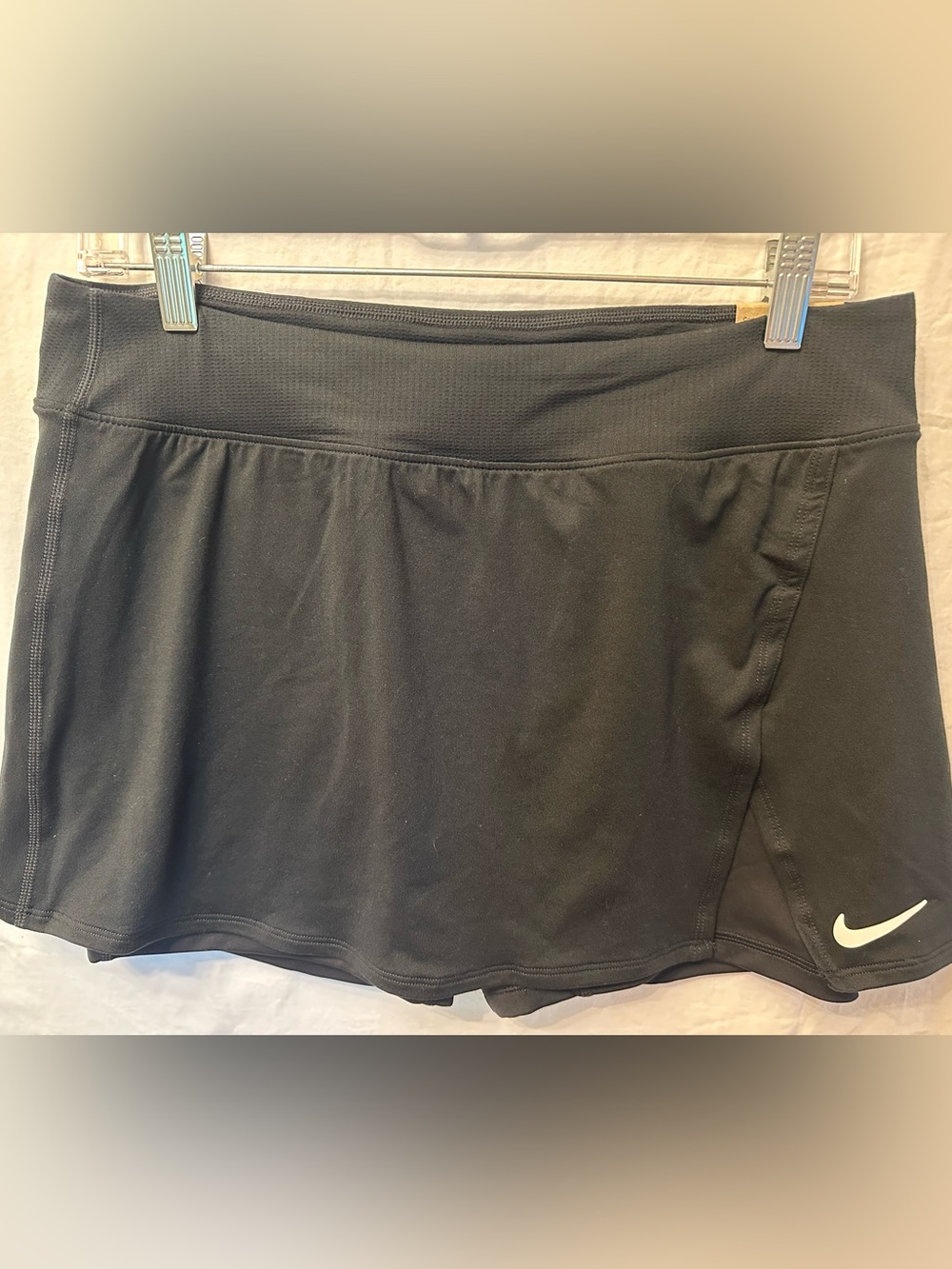 NWT Nike Dri-FIT Black Tennis Skort Athletic Skirt Built-In Shorts Women’s Large
